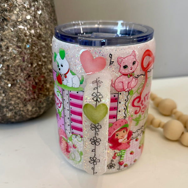 Strawberry Shortcake Patchwork Tumbler - 16oz mug In Stock
