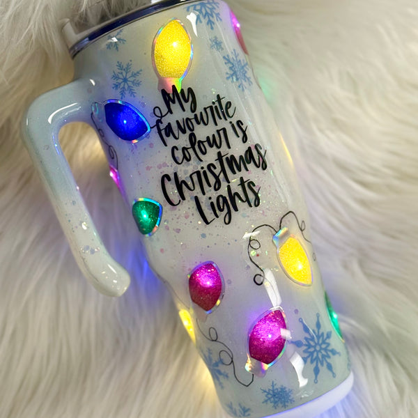 Light Up Tumblers (Christmas) - 30 oz In Stock (multiple designs)