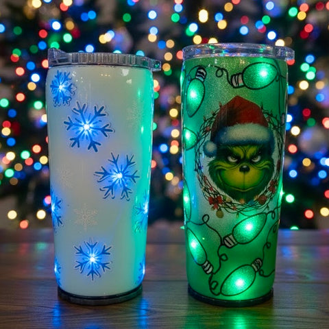 Light Up Tumblers - 20 oz In Stock (multiple styles)