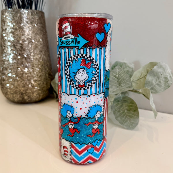 Seuss Patchwork Tumbler - 20oz In Stock