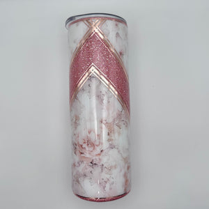 Spring Butterflies and Floral Tumbler - 20 oz In Stock