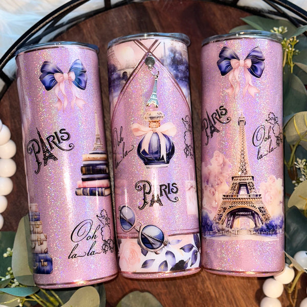 Paris Tumbler (Multiple Styles) - 20 oz In Stock