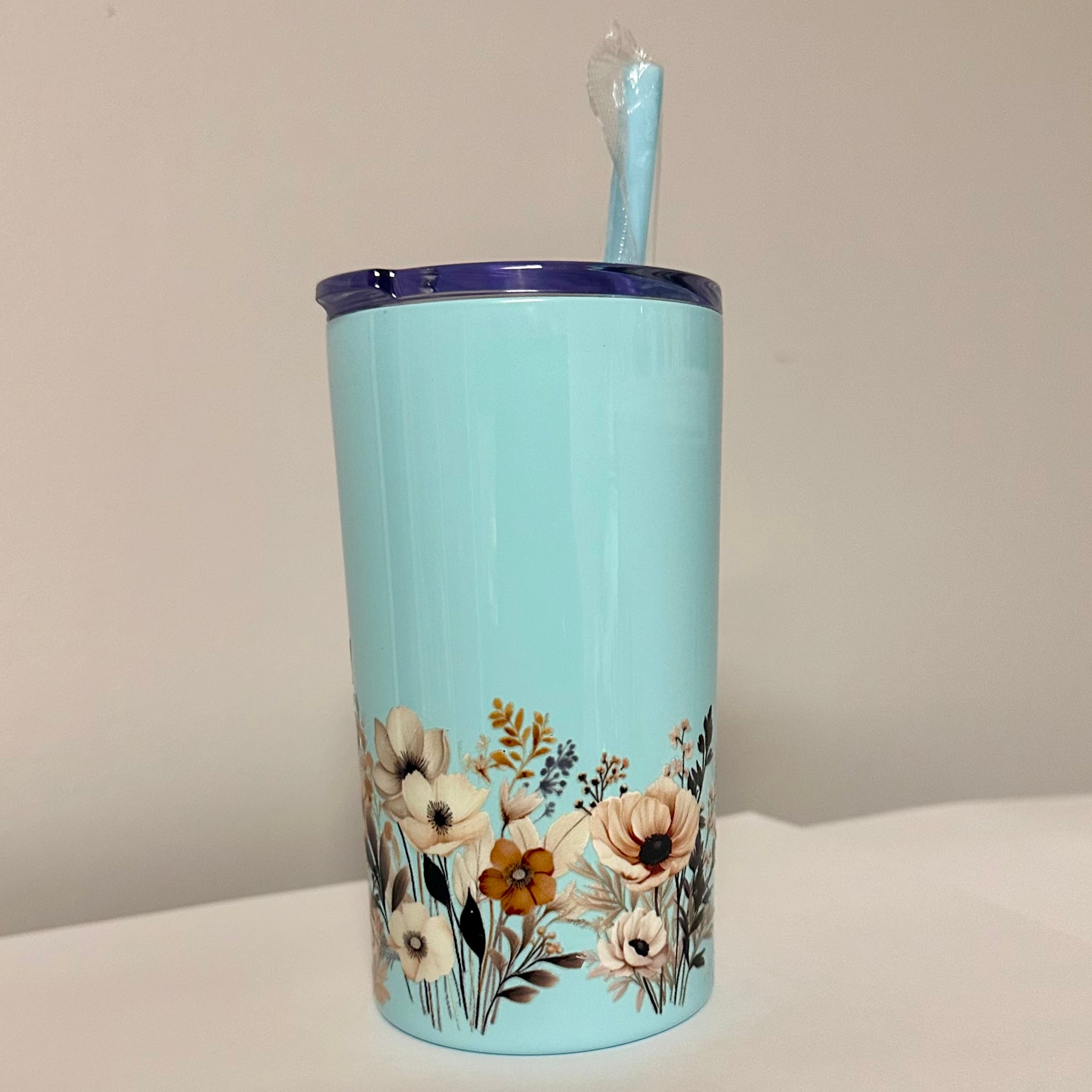 Dainty Floral wrap Tumbler - 12 oz In Stock