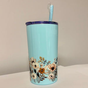 Dainty Floral wrap Tumbler - 12 oz In Stock