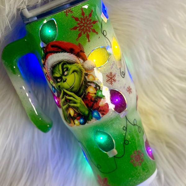 Light Up Tumblers (Christmas) - 30 oz In Stock (multiple designs)