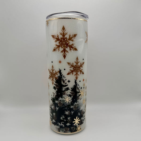 Cozy Winter Vibes Tumbler - 20oz In Stock