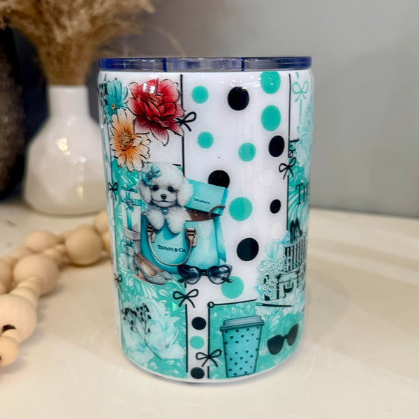 Tiffany Inspired Tumbler - 16oz Mug In Stock