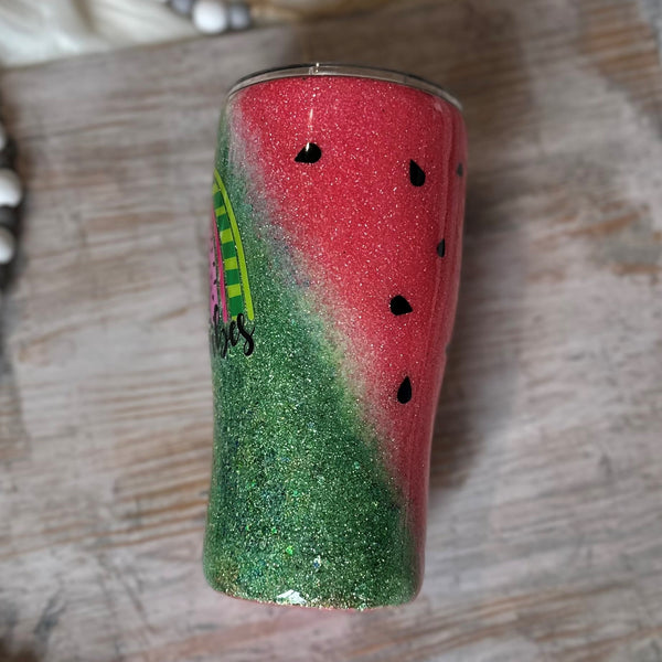 Summer Vibes Watermelon Tumbler - 20 oz In Stock