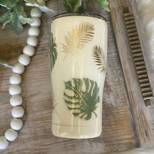 *Monstera Leaf Tumbler - 20 oz In Stock