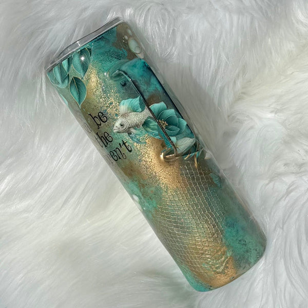 Mermaid Tumbler - 20oz handle In Stock