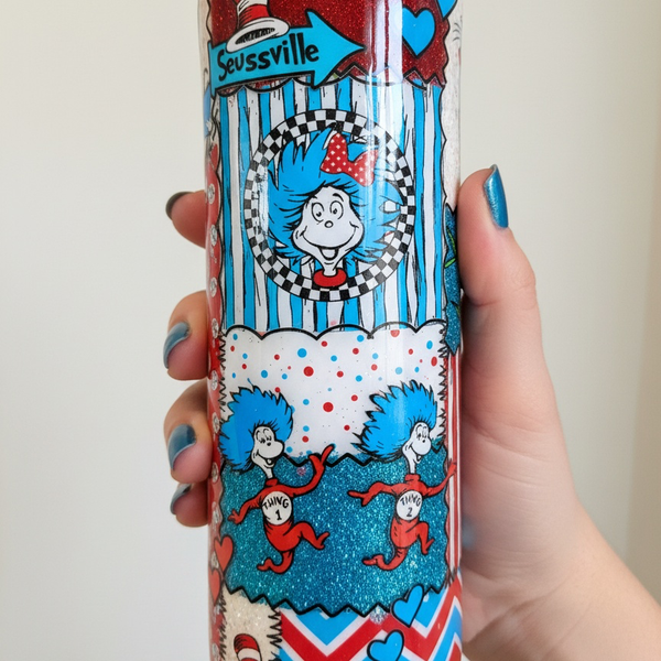 Seuss Patchwork Tumbler - 20oz In Stock