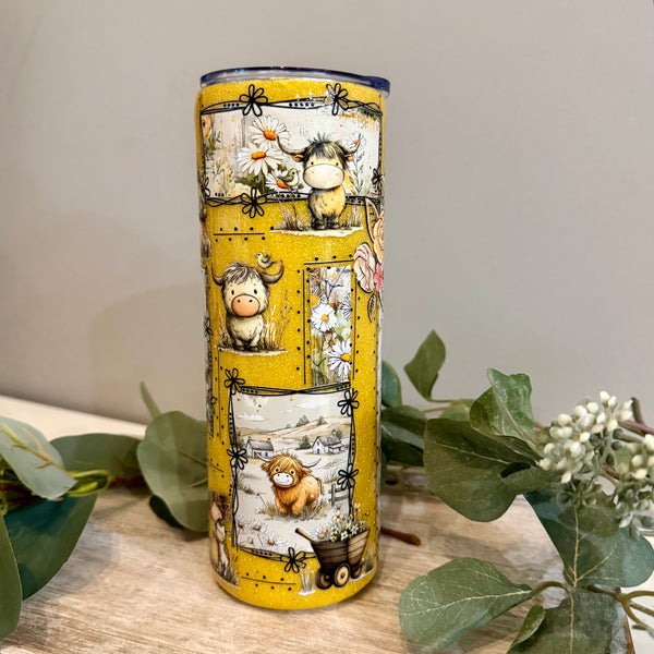Pasture Dreams Patchwork Tumbler - 20oz In stock