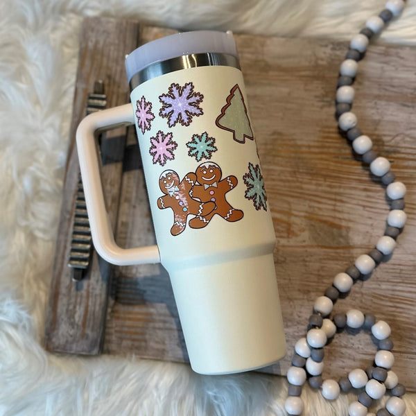 Travel Mug with Handle - 30 oz (Multiple Designs & Colors) In Stock