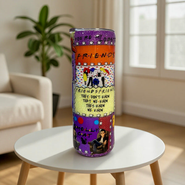 Friends Patchwork Tumbler - 20oz In Stock