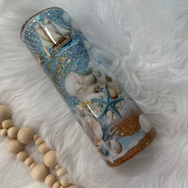 Beach tumbler - 20oz In Stock