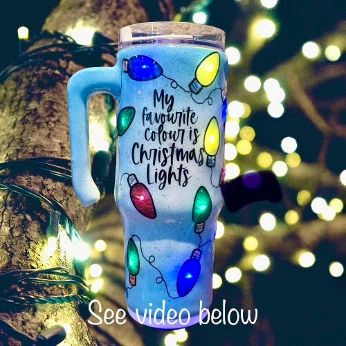 Light Up Tumblers - 30 oz In Stock