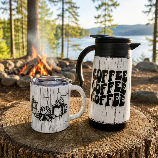 Camping Set - 20oz hot pot & 12 oz camper mug