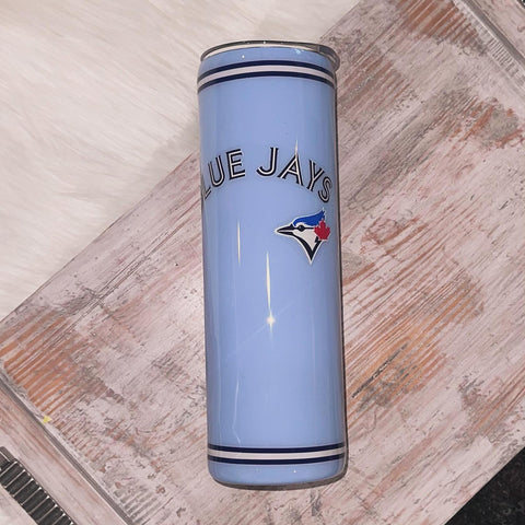 Blue Bird Baseball Tumbler