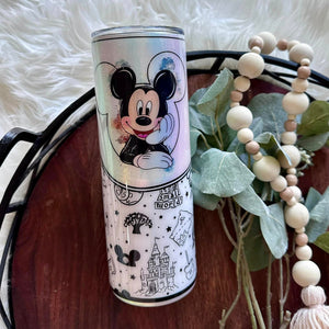 Mouse, Black & White Tumbler - 20 oz In Stock