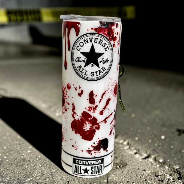 Crime lace up runner Tumbler - 20oz in stock