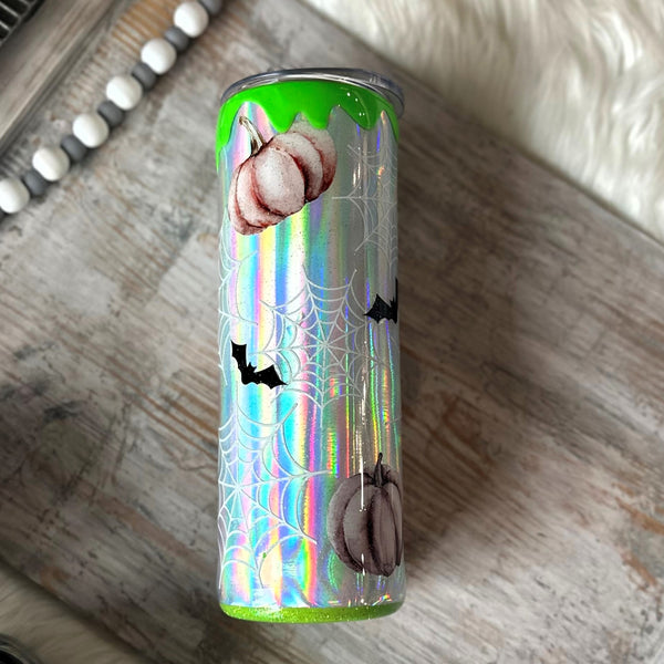 Holographic Halloween Tumbler - 20 oz In Stock