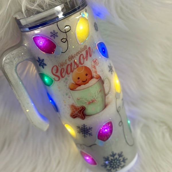 Light Up Tumblers (Christmas) - 30 oz In Stock (multiple designs)