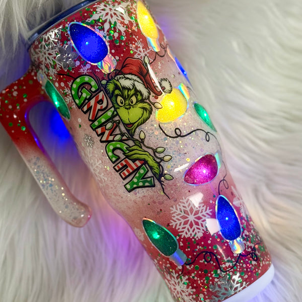 Light Up Tumblers (Christmas) - 30 oz In Stock (multiple designs)