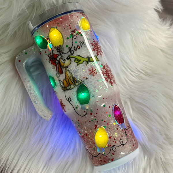 Light Up Tumblers (Christmas) - 30 oz In Stock (multiple designs)