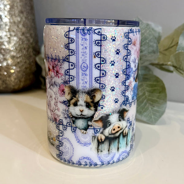 Peeping Farm Animals Patchwork Tumbler - 16oz mug In Stock