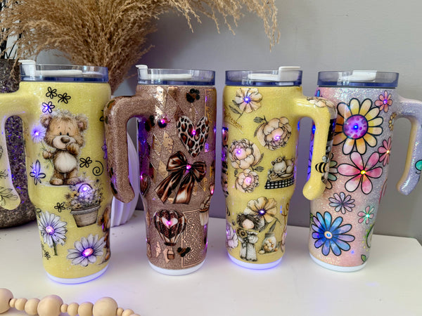 Light Up Tumblers - 30oz In Stock