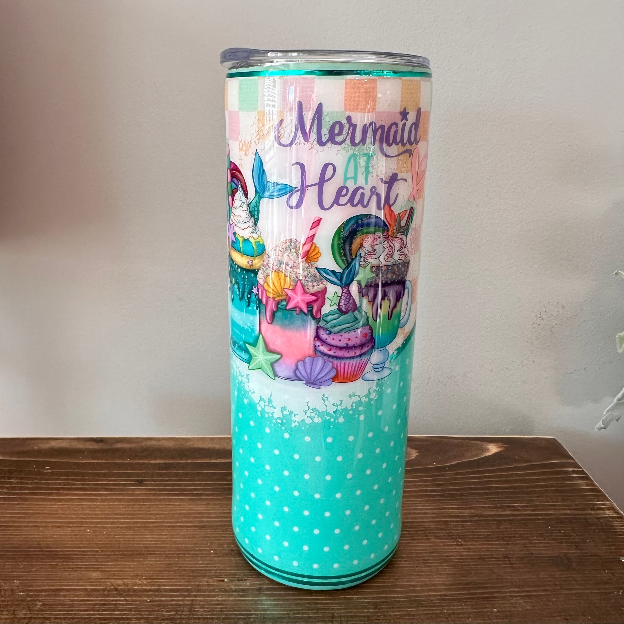 Mermaid at Heart Tumbler - 20 oz In Stock