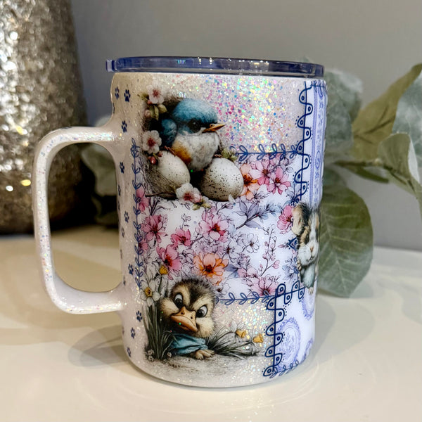 Peeping Farm Animals Patchwork Tumbler - 16oz mug In Stock