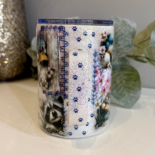 Peeping Farm Animals Patchwork Tumbler - 16oz mug In Stock