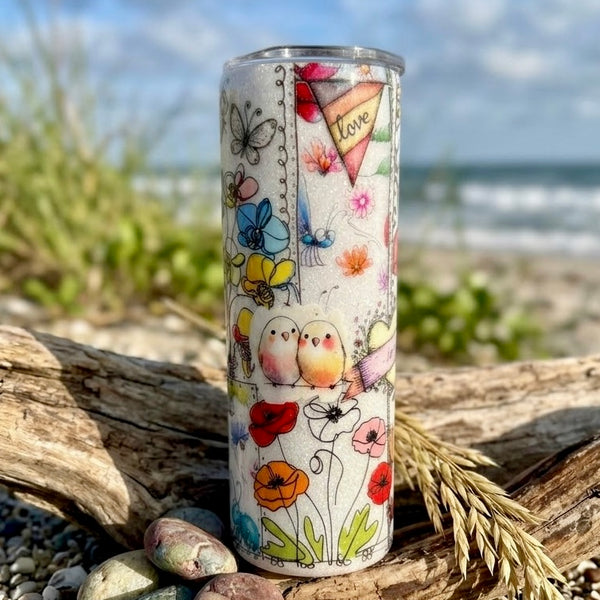 Bugs & Birds tumbler - 20oz In Stock