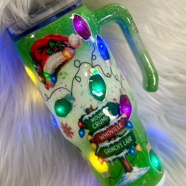 Light Up Tumblers (Christmas) - 30 oz In Stock (multiple designs)