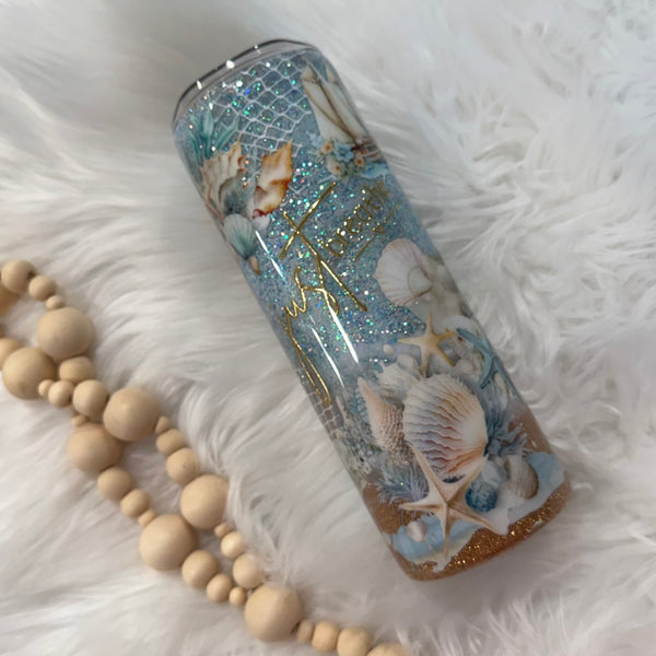Beach tumbler - 20oz In Stock