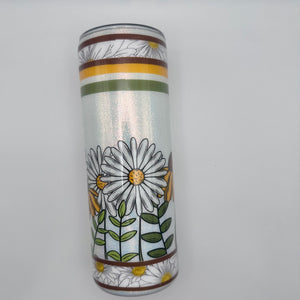 *Sunflowers and Daisies Tumbler - 20 oz In Stock