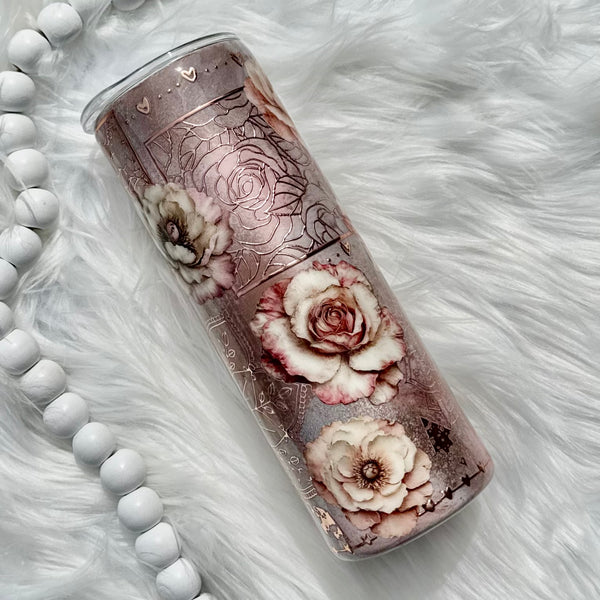 Rose Gold Mandela Tumbler - 20oz in stock