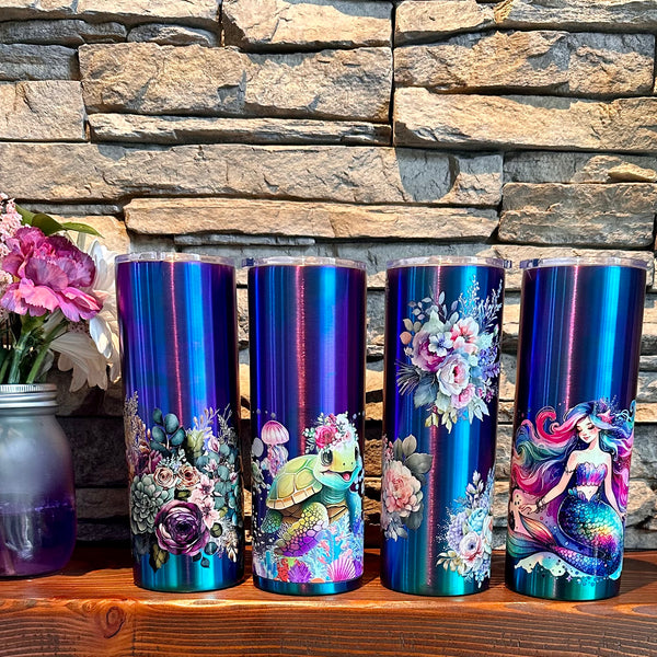 Color Shift Tumblers (Multiple Styles) - 20 oz In Stock