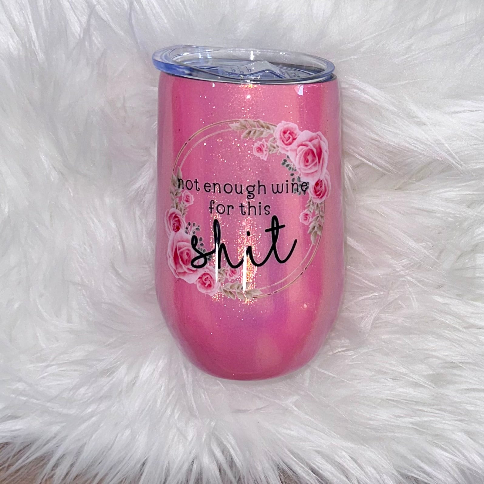 Not Enough Wine Tumbler - 16 oz In Stock