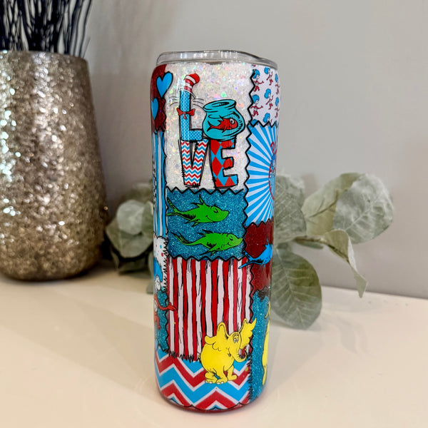 Seuss Patchwork Tumbler - 20oz In Stock