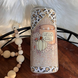 *Hello Fall Tumbler - 15 oz In Stock