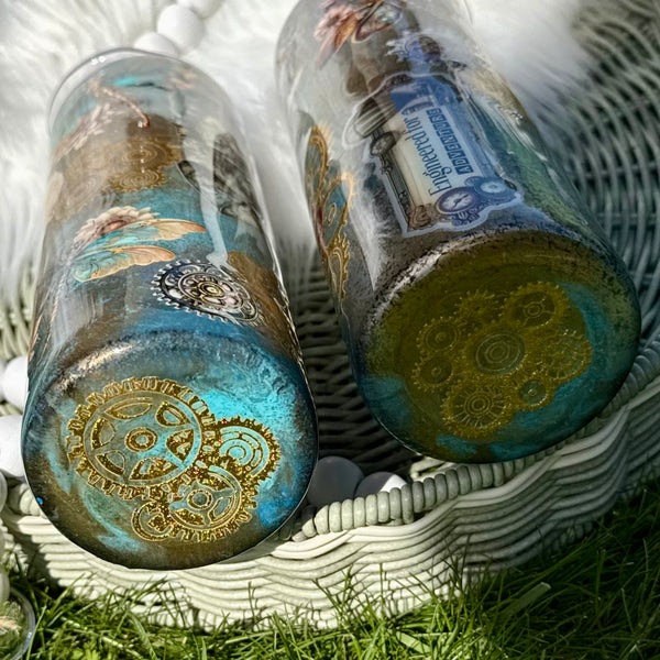 Steampunk Tumbler - 20 oz in stock
