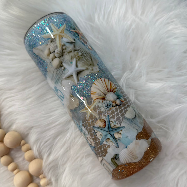 Beach tumbler - 20oz In Stock
