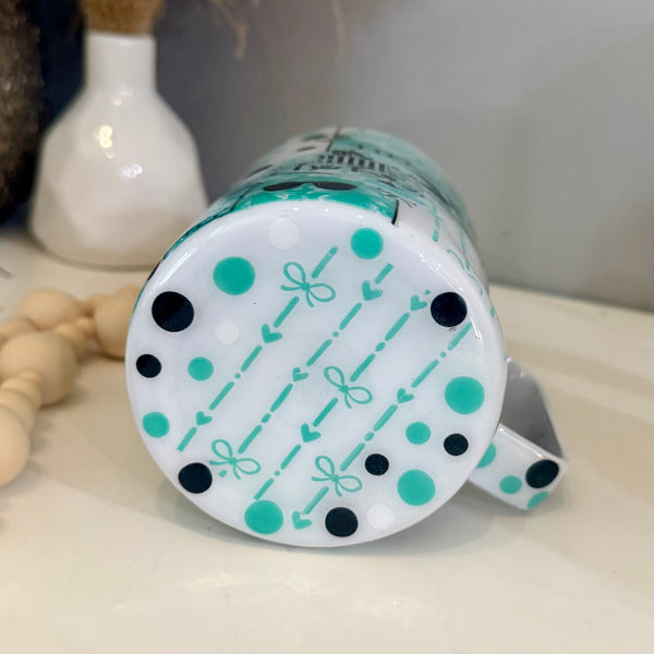 Tiffany Inspired Tumbler - 16oz Mug In Stock