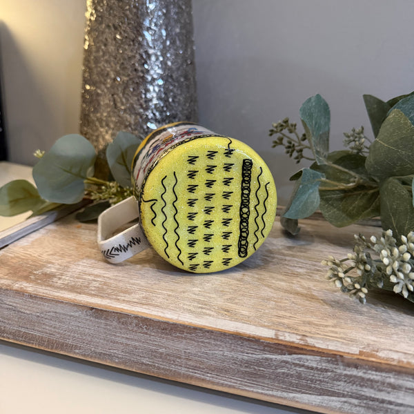 Peanuts Patchwork Tumbler -12oz Mug In stock