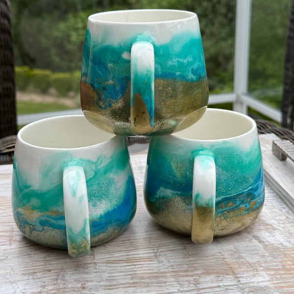 Beach Ceramic Mug - 12oz In Stock