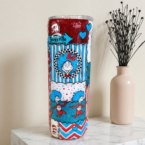 Seuss Patchwork Tumbler - 20oz In Stock
