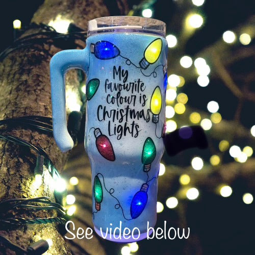 My Favourite Colour Light Up Tumblers - 30oz In Stock