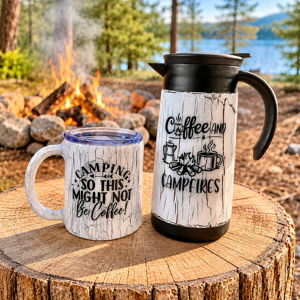 Camping Set - 20oz hot pot & 12 oz camper mug